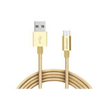 کابل تبدیل USB به micro-USB انرجایزر مدل C13UBMCGGD4 طول 1.2 طلایی رنگ